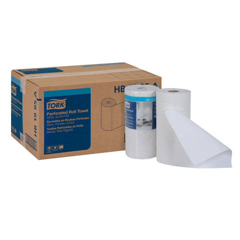 Tork White Paper 2 Ply Universal Perforated Roll Towel, 1890 x 11 inch -- 12 per case