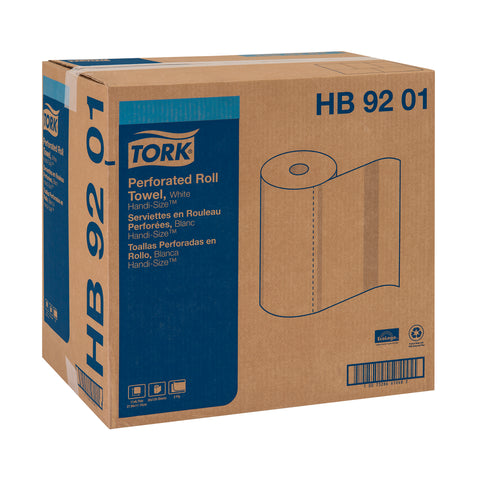 Tork® TOWEL ROLL KITCHEN HANDI-SIZE PERFORATED WHITE 2-PLY 6.8X11