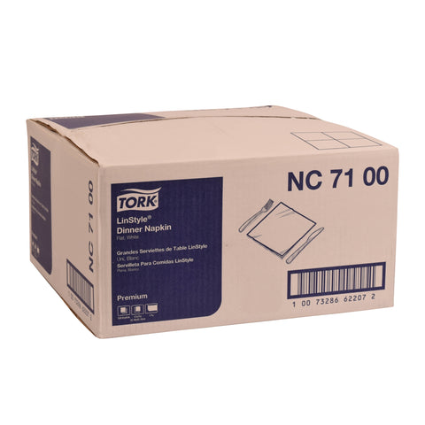 Tork Premium NAPKIN DINNER 17X17 WHITE 1-PLY
