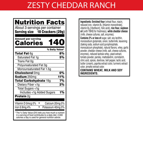 Cracker Grooves Cheddar Ranch