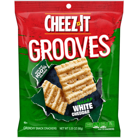 Cracker Grooves Sharp White Cheddar