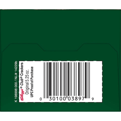 Keebler Club Crackers - 5.25 oz. package, 12 per case