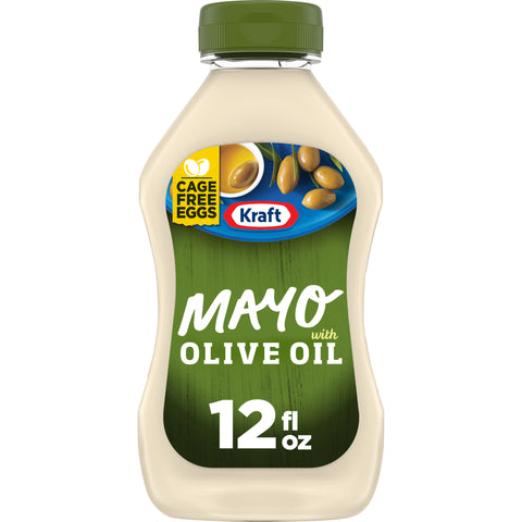 Kraft Spoonable Mayonnaise with Olive Oil, 12 Ounce -- 12 per case.