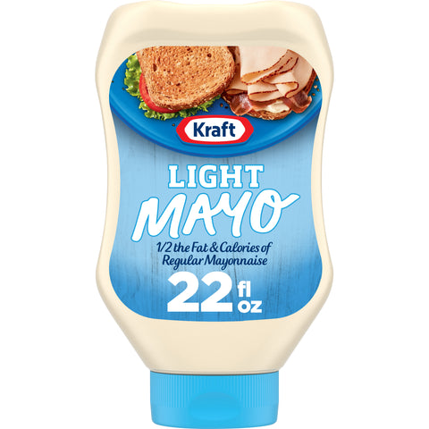 Kraft Light Mayonnaise Dressing, 22 Fluid Ounce -- 8 per case.