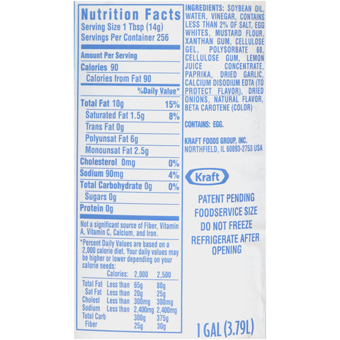 Kraft MAYONNAISE CHOLESTEROL FREE