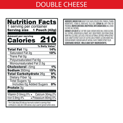 Cracker Cheez-it Double Cheese Snap'd
