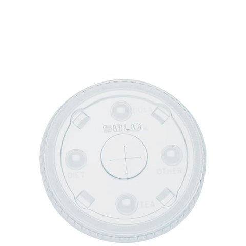 Lid Clear W/ Straw Slot & Identification 32 Oz