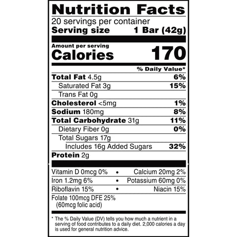 Kellogg's® SNACK BAR RICE KRISPIES TREATS® CARAMEL CHOCOLATEY CHUNK
