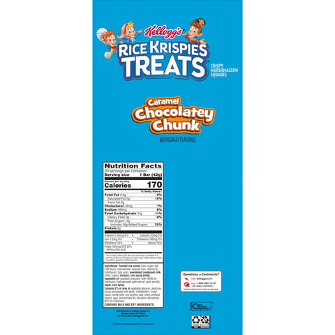 Snack Bar Rice Krispies Treats® Caramel Chocolatey Chunk