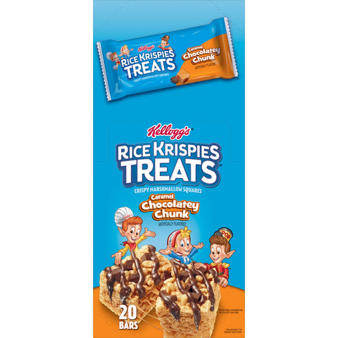 Kellogg's® SNACK BAR RICE KRISPIES TREATS® CARAMEL CHOCOLATEY CHUNK