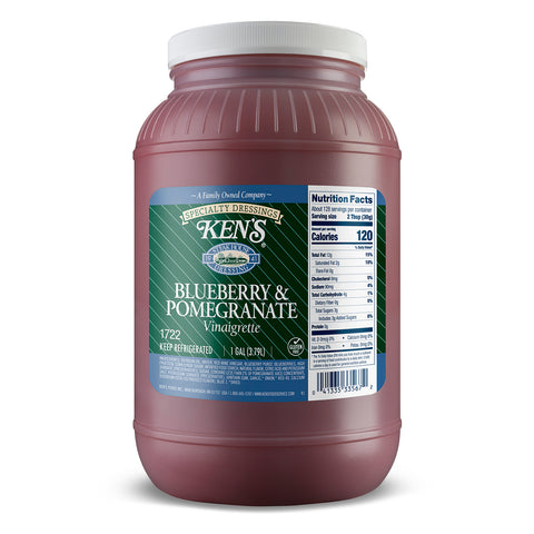 Ken's Foods DRESSING VINAIGRETTE BLUEBERRY & POMEGRANATE REFRIGERATED