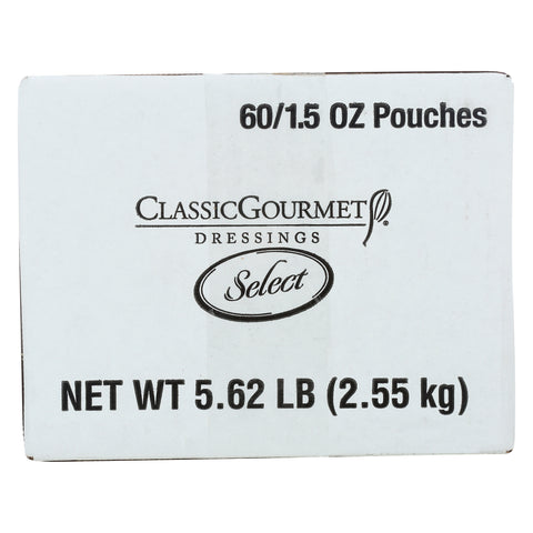 Classic Gourmet Blue Cheese Dressing, 1.5 Ounce Pouch -- 60 per case.