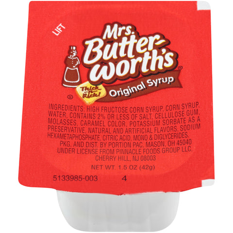 Syrup Mrs. Butterworth Portion Pack -- 100 Count 1.5 Ounce