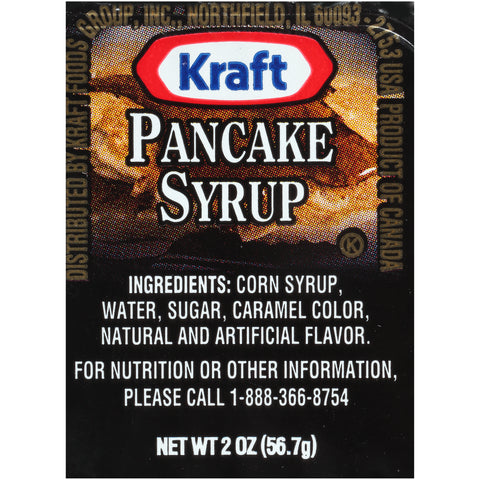 Syrup Table Single Serve Cup