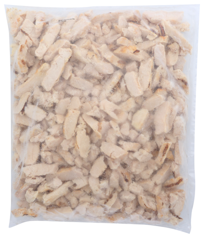 Chicken Breast Strip Boneless Skinless Select Cut Unbreaded Grilled Large Fc 38355-0928