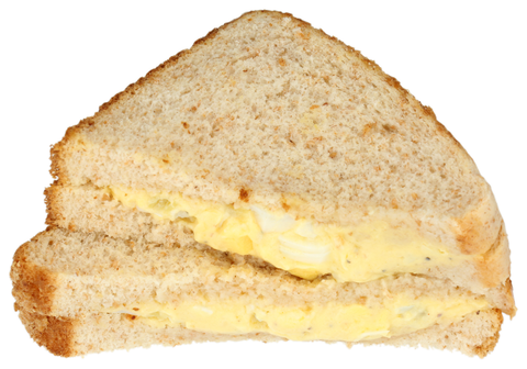 Mom's SANDWICH EGG SALAD ON WHEAT BREAD WEDGE 4.5 OZ 10000001041