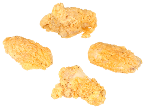 Chicken Wing 1st & 2nd Joint Section Breaded Raw 8/11 Ct