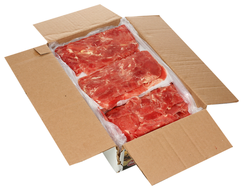 Original Philly Ribeye Seasoned Beef Sandwich Slices, 5 Ounce -- 32 per case.