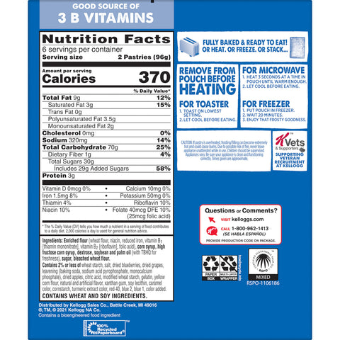 Pastry Pop-tarts® Frosted Blueberry