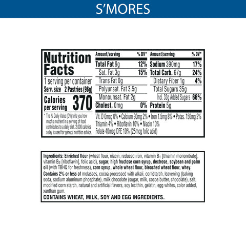 Pastry Pop-tarts® Frosted S'mores