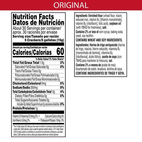 Keebler Zesta Original Crackers, 16 Ounce -- 12 per case