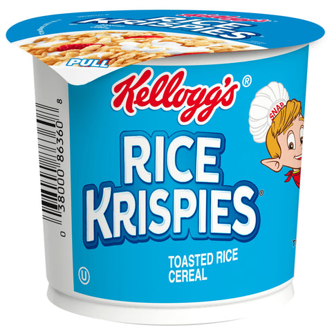 Kelloggs Toasted Rice Krispies Cereal, 1.3 Ounce -- 60 per case.