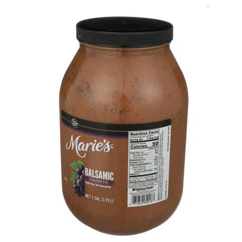Maries Balsamic Vinaigrette Dressing, 1 Gallon Jar -- 2 per case