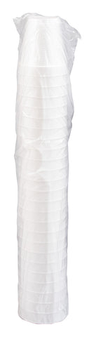 Dart Expanded Polystyrene White with Greek Key Design Small Insulated Foam Drink Cup, 8 Ounce -- 1000 per case