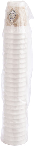 Dart Foam Hot/Cold Cups, 8oz, White w/Brown & Green, 1000/Carton