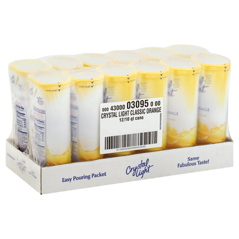Crystal Light Classic Orange Drink Mix, 2.5 Ounce -- 12 per case.