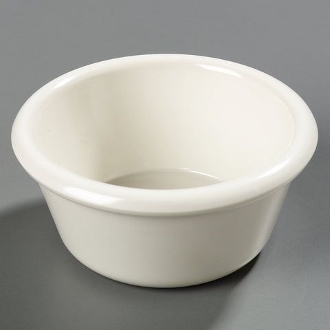 Carlisle RAMEKIN SMOOTH BOWL MELAMINE BONE 6 OZ