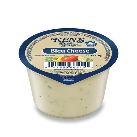 Ken's Foods DRESSING BLUE CHEESE ALL NATURAL SINGLE SERVE CUP REFRIGERATED
