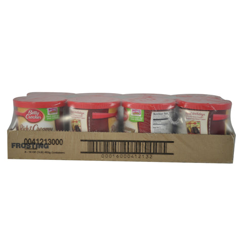 Betty Crocker Rich and Creamy Chocolate Frosting, 16 Ounce -- 8 per case.