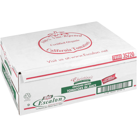 Christina’s™ Certified Organic TOMATO DICED IN JUICE ORGANIC 7848535720/78002621