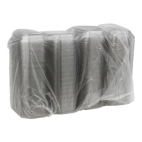 DeliView™ CONTAINER PLASTIC SNACK TRAY WHITE W/ CLEAR LID 12 OZ