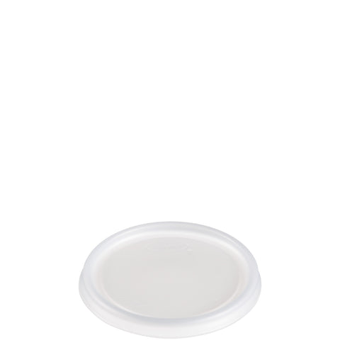 Dart High Impact Polystyrene Translucent Non-Vented Lid Only -- 1000 per case