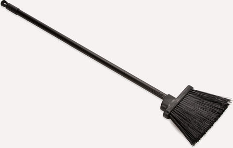 Carlisle BROOM DUO SWEEP® LOBBY W/ BLACK METAL THREADED HANDLE BLACK 30