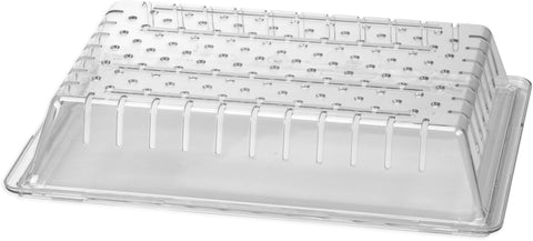 StorPlus™ CONTAINER FOOD STORAGE CONTAINER COLANDER CLEAR 26X18X5