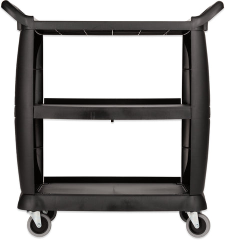Carlisle CART SMALL BUSSING & TRANSPORT BLACK 18X36.25X38 300 LB CAPACITY
