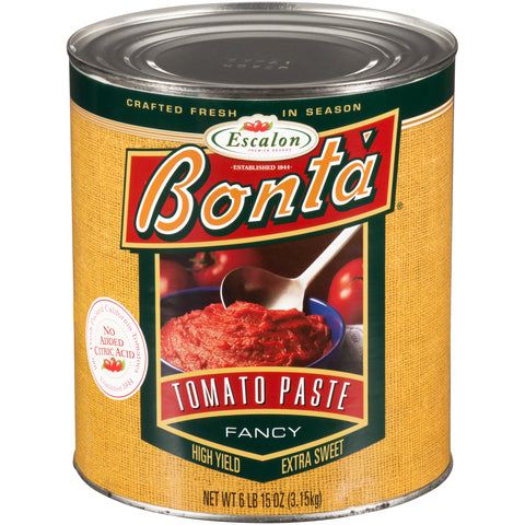 Bonta Fancy Tomato Paste, 111 Ounce -- 6 per case.
