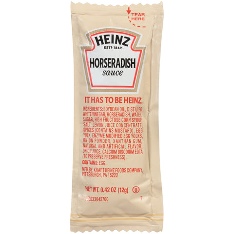 Sauce Horseradish Single Serve Packet 532200/78000714