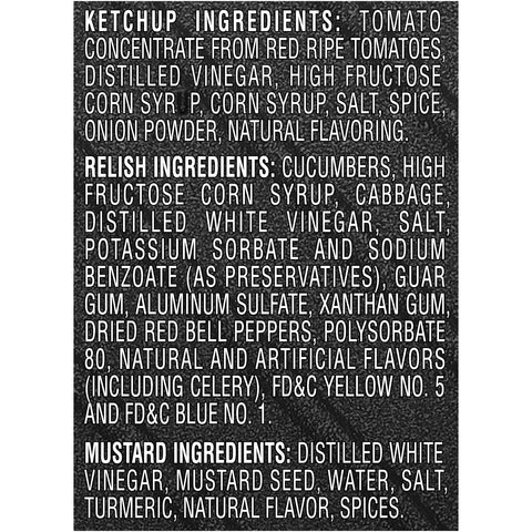 Condiment Picnic Pack Assorted 78000930