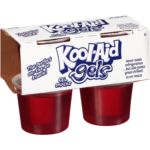 Handi Snacks Strawberry Gelatin 4 Pack 12 Case 14 Ounce