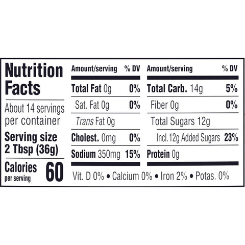Kraft Original Barbecue Sauce, 18 Ounce -- 12 per case