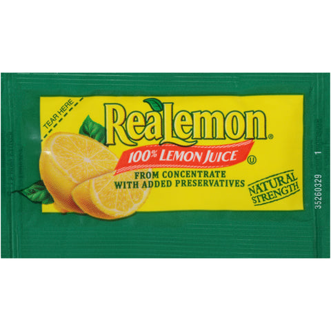 Portion Pac Realemon Juice Packet, 4 Grams -- 200 Count