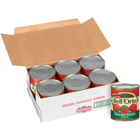 Bell Orto Peeled Strip Tomato, 102 Ounce -- 6 per case.