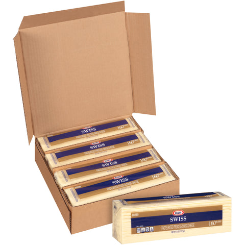 Kraft CHEESE AMERICAN SWISS SLICED 160 CT