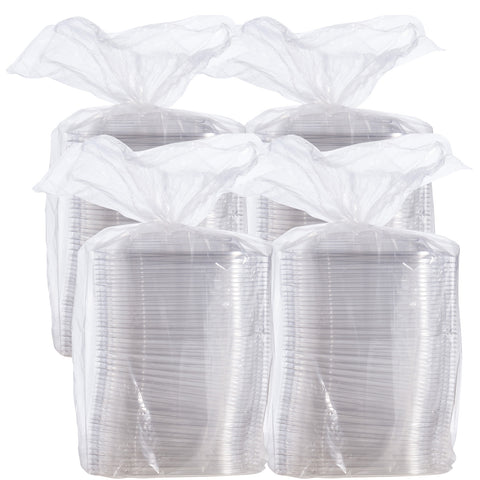 Dart Clear Large PET Square Lid for 24-64 Ounce Bowl -- 252 per case