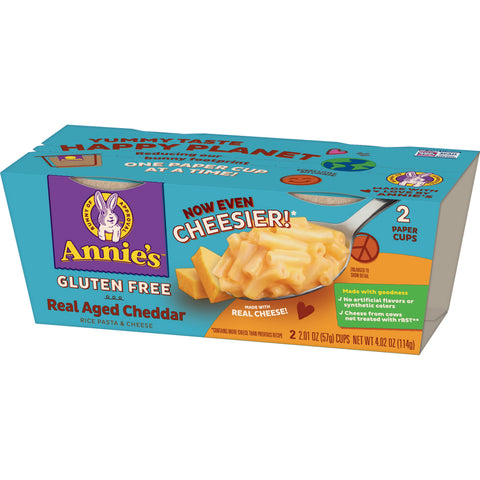 Annie's® PASTA RICE MACARONI CHEDDAR 2 PACK GLUTEN FREE