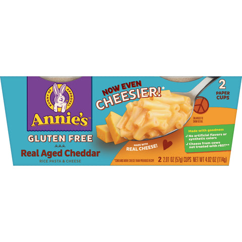 Annie's® PASTA RICE MACARONI CHEDDAR 2 PACK GLUTEN FREE